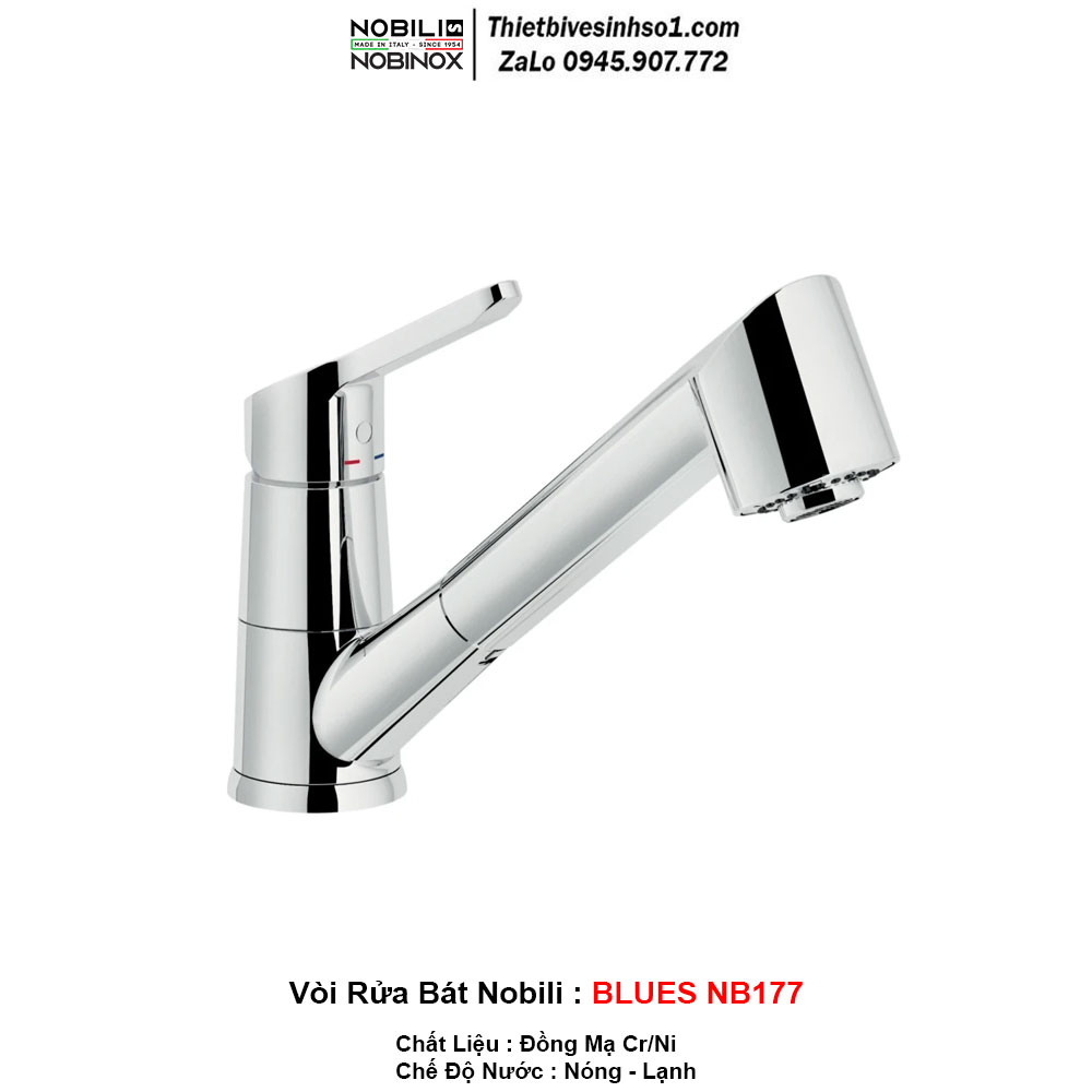 Vòi Rửa Bát Nobili BLUES NB177 Vòi Rửa Bát Nobili BLUES NB177