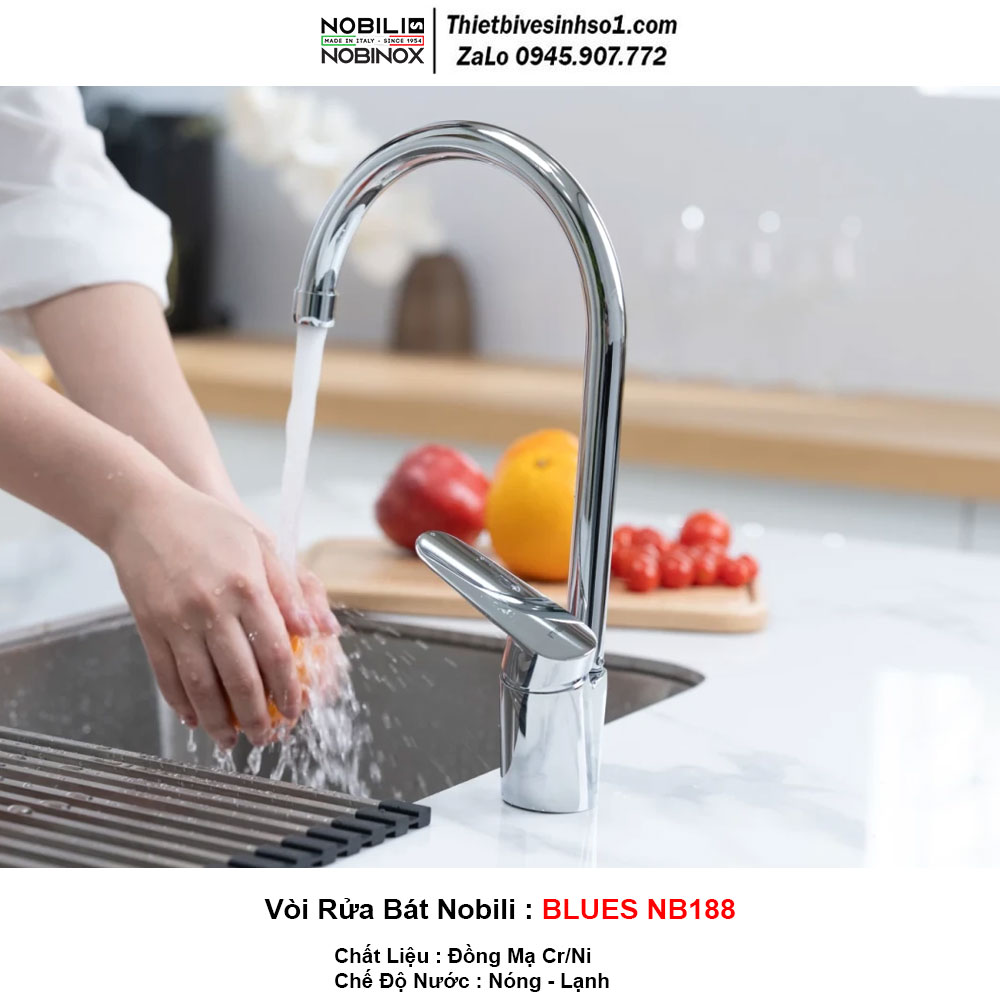 Vòi Rửa Bát Nobili BLUES NB188 Vòi Rửa Bát Nobili BLUES NB188