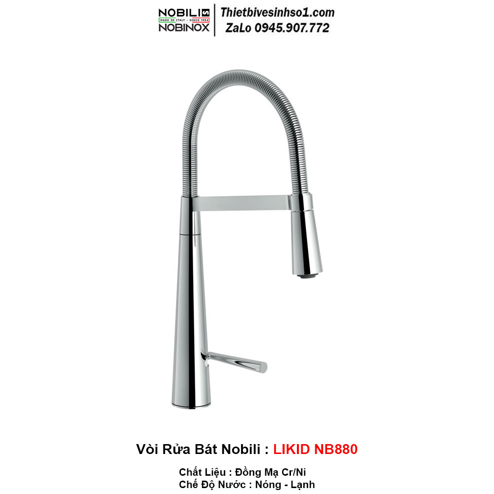 Vòi Rửa Bát Nobili LIKID NB880 Vòi Rửa Bát Nobili LIKID NB880