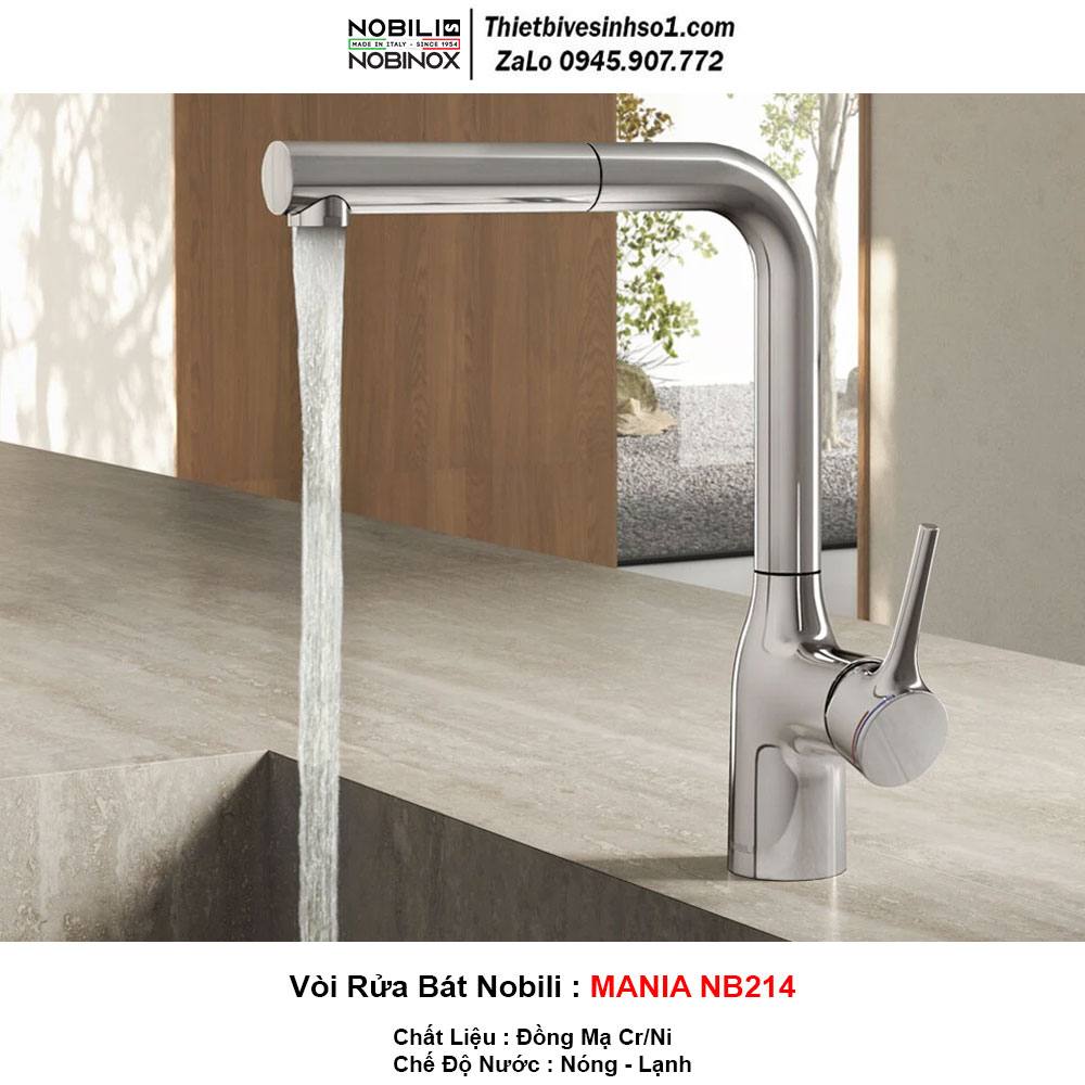 Vòi Rửa Bát Nobili MANIA NB214 Vòi Rửa Bát Nobili MANIA NB214