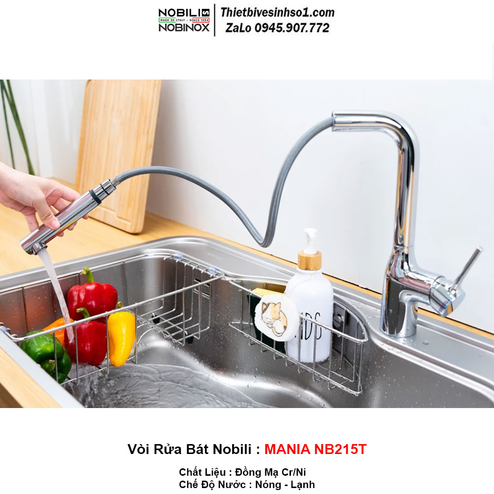 Vòi Rửa Bát Nobili MANIA NB215T Vòi Rửa Bát Nobili MANIA NB215T