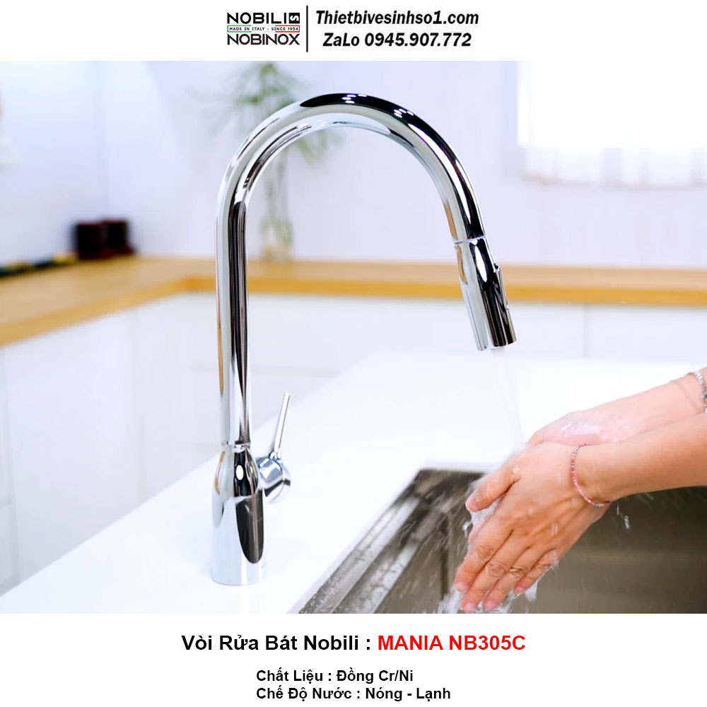 Vòi Rửa Bát Nobili MANIA NB305C Vòi Rửa Bát Nobili MANIA NB305C