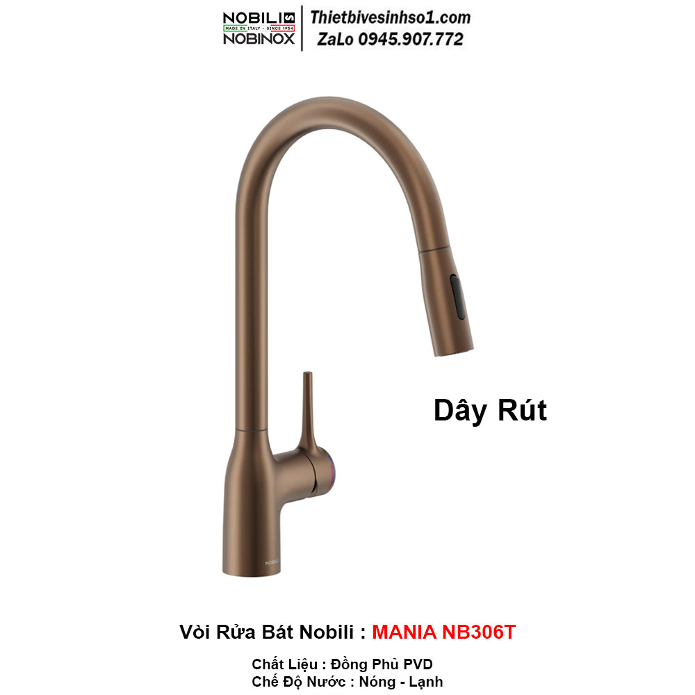Vòi Rửa Bát Nobili MANIA NB306T Vòi Rửa Bát Nobili MANIA NB306T