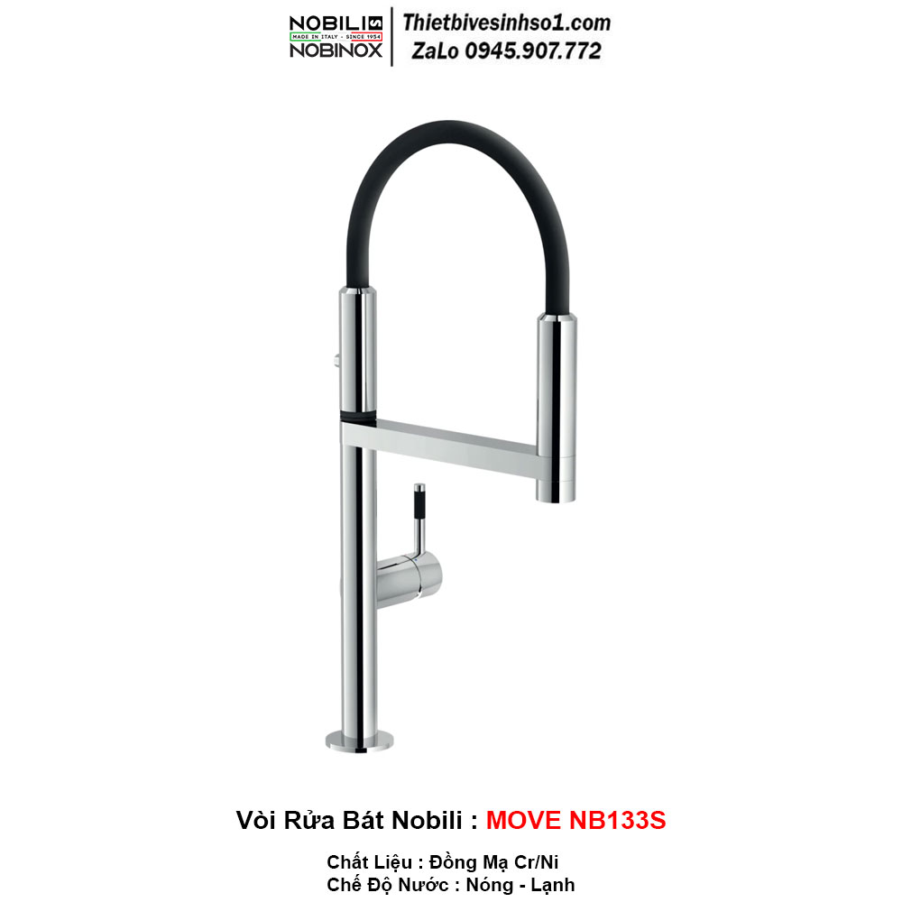 Vòi Rửa Bát Nobili MOVE NB133S Vòi Rửa Bát Nobili MOVE NB133S