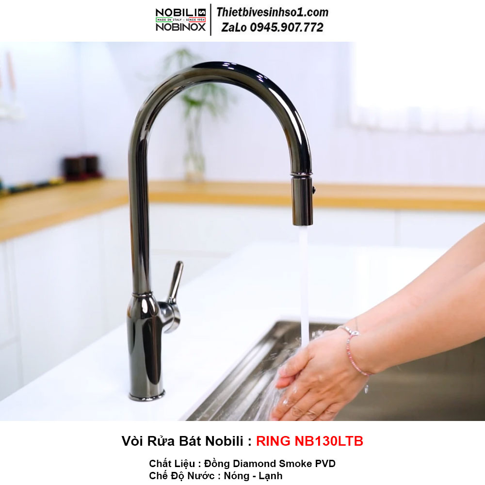 Vòi Rửa Bát Nobili RING NB130LTB Vòi Rửa Bát Nobili RING NB130LTB