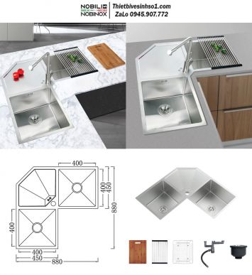 Chậu Rửa Bát Nobinox LIKEN NL700
