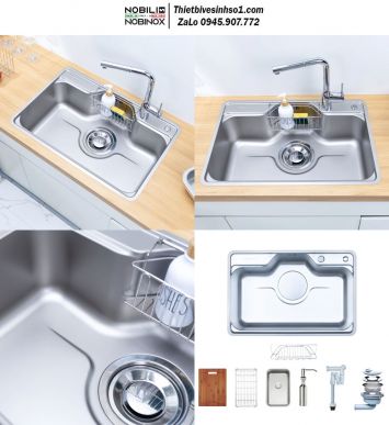 Chậu Rửa Bát Nobinox LIKEN NL724D