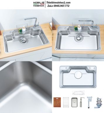 Chậu Rửa Bát Nobinox LIKEN NL792D
