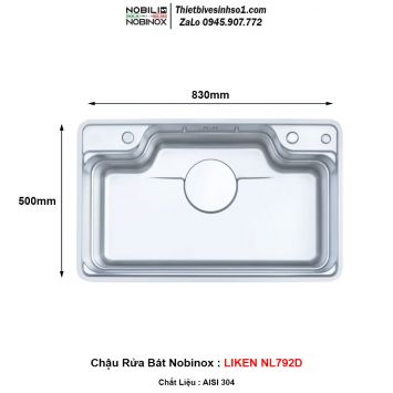 Chậu Rửa Bát Nobinox LIKEN NL792D