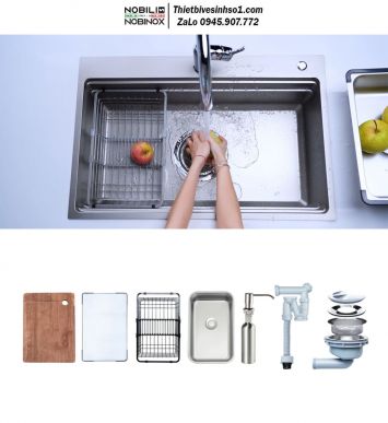 Chậu Rửa Bát Nobinox LIRA NJ564D