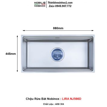 Chậu Rửa Bát Nobinox LIRA NJ566D
