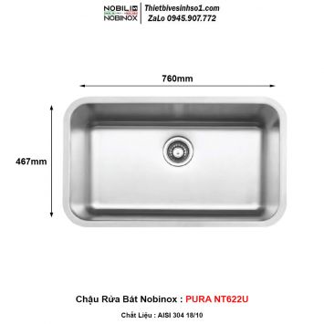 Chậu Rửa Bát Nobinox PURA NT622U