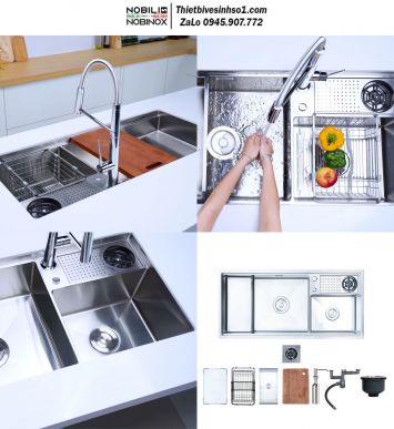 Chậu Rửa Bát Nobinox RAZIA NJ577