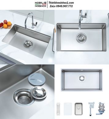 Chậu Rửa Bát Nobinox ROSA NN974DT