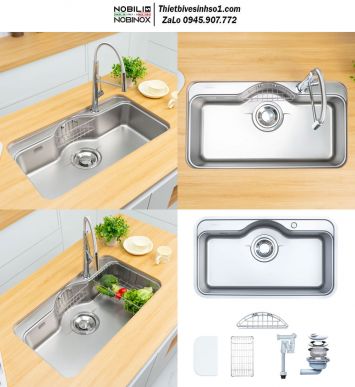 Chậu Rửa Bát Nobinox ROSA NN995D