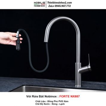 Vòi Rửa Bát Nobinox FORTE NX887