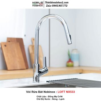 Vòi Rửa Bát Nobinox LOFT NX533