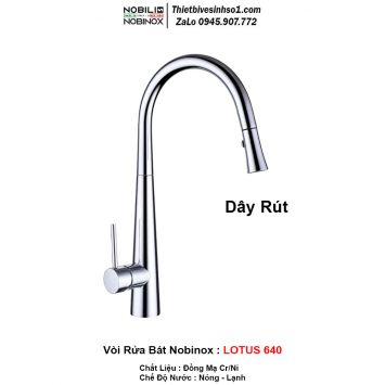 Vòi Rửa Bát Nobinox LOTUS 640