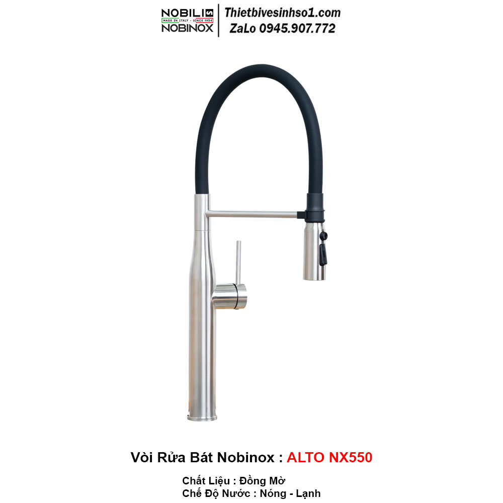 Vòi Rửa Bát Nobinox ALTO NX550 Vòi Rửa Bát Nobinox ALTO NX550
