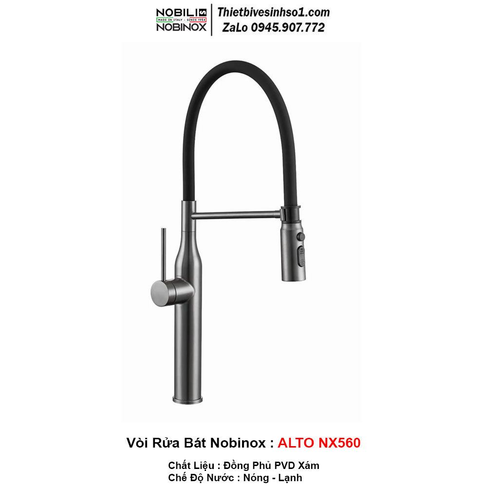 Vòi Rửa Bát Nobinox ALTO NX560 Vòi Rửa Bát Nobinox ALTO NX560