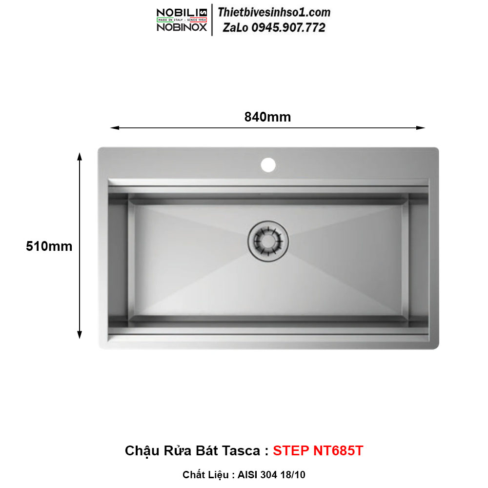 Chậu Rửa Bát Tasca STEP NT685T