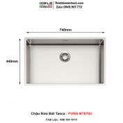 Chậu Rửa Bát Tasca PURA NT670U