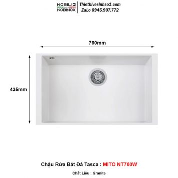 Chậu Rửa Bát Tasca MITO NT760W