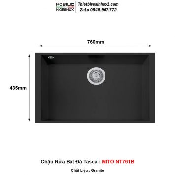Chậu Rửa Bát Tasca MITO NT761B