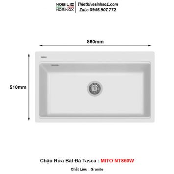 Chậu Rửa Bát Tasca MITO NT860W