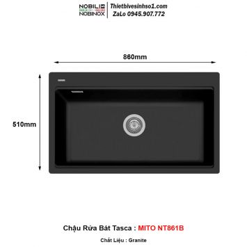 Chậu Rửa Bát Tasca MITO NT861B