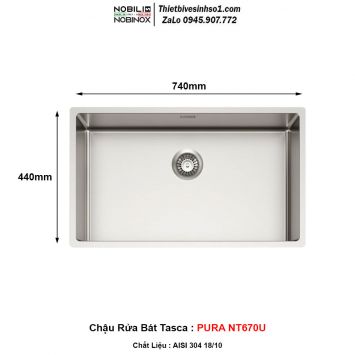 Chậu Rửa Bát Tasca PURA NT670U