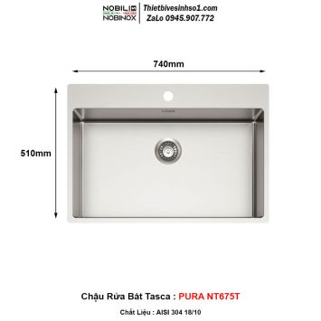 Chậu Rửa Bát Tasca PURA NT675T