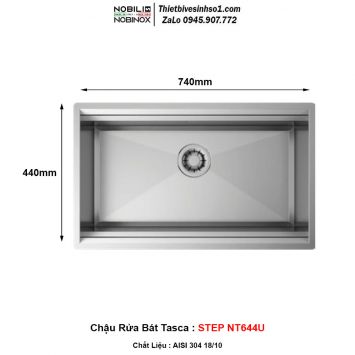 Chậu Rửa Bát Tasca STEP NT644U