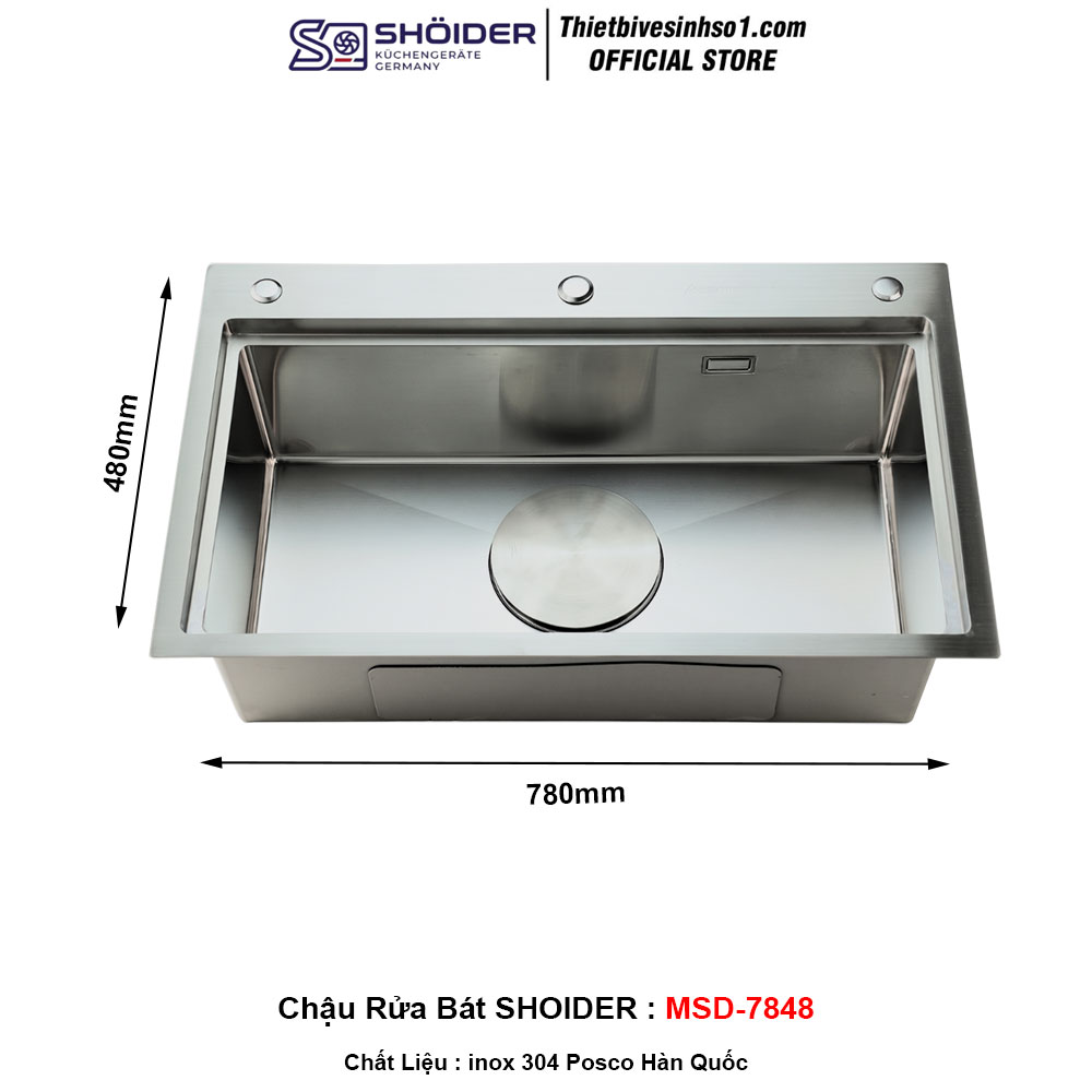 Chậu Rửa Bát SHOIDER MSD-7848