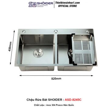 Chậu Rửa Bát SHOIDER ASD-8245C