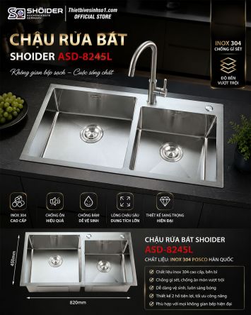 Chậu Rửa Bát SHOIDER ASD-8245L