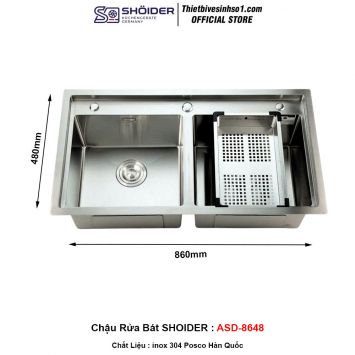 Chậu Rửa Bát SHOIDER ASD-8648