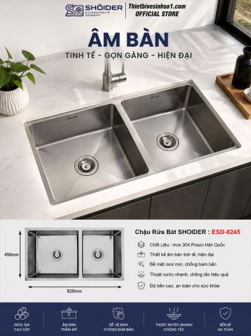 Chậu Rửa Bát SHOIDER ESD-8245
