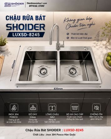 Chậu Rửa Bát SHOIDER LUXSD-8245