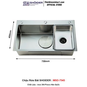Chậu Rửa Bát SHOIDER MSD-7545