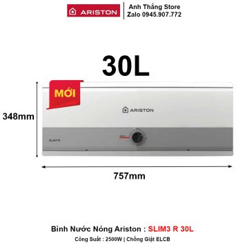 Bình Nước Nóng Ariston SLIM3 R 30L