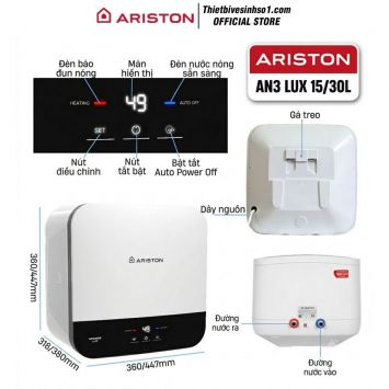 Bình Nước Nóng Ariston ANDRIS3 LUX