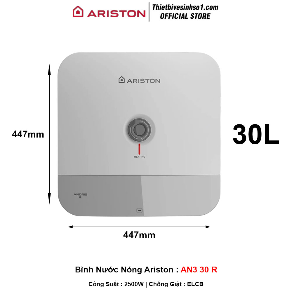 Bình Nước Nóng Ariston AN3 30 R Bình Nước Nóng Ariston AN3 30 R