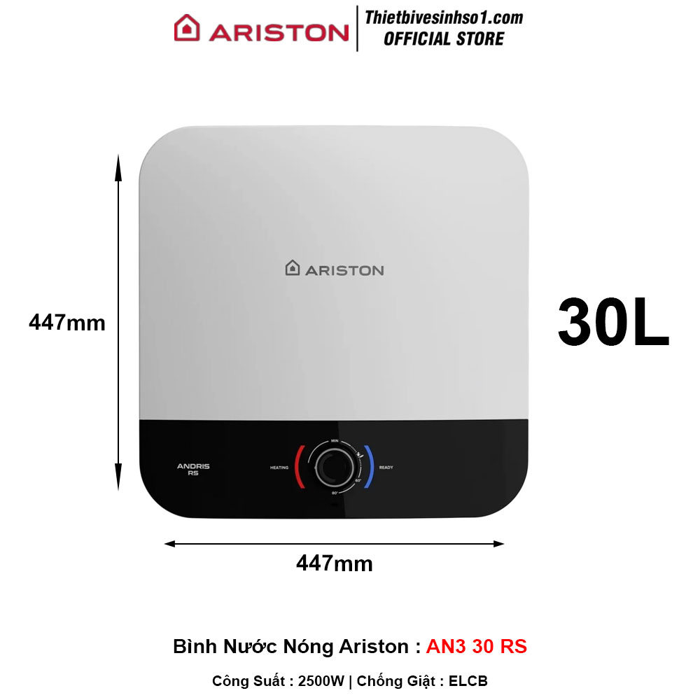 Bình Nước Nóng Ariston AN3 30 RS Bình Nước Nóng Ariston AN3 30 RS