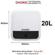 Bình Nước Nóng CHIEKO Vuông 20L