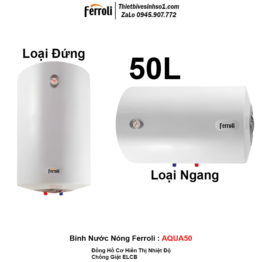 Bình Nước Nóng Ferroli AQUA50