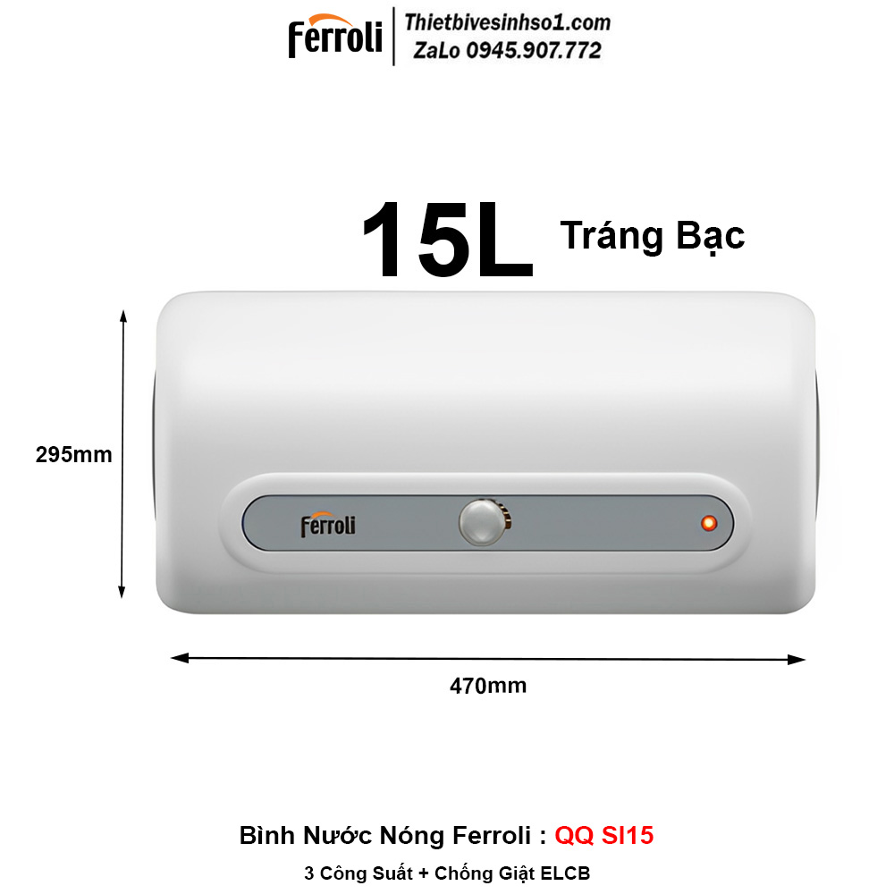 Bình Nước Nóng Ferroli QQ SI15