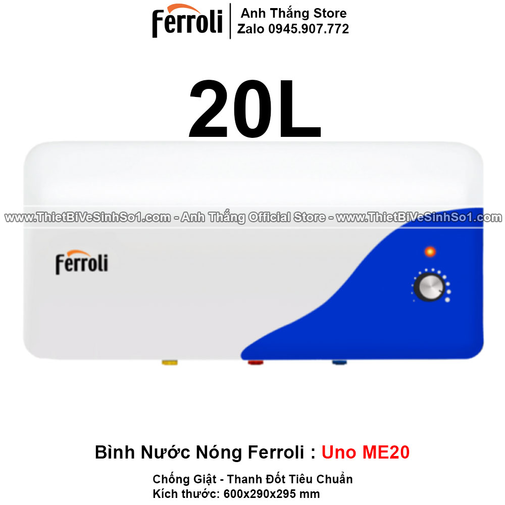 Bình Nước Nóng Ferroli UNO ME20