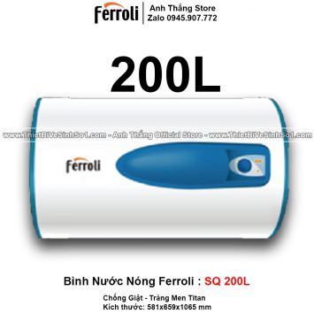 Bình Nước Nóng Ferroli SQ 200L