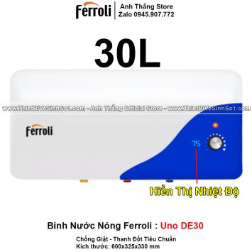 Bình Nước Nóng Ferroli UNO DE30